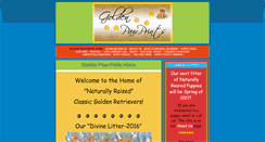 Desktop Screenshot of golden-pawprints.com